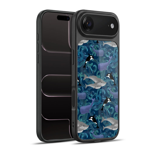 Micklyn Le Feuvre Patterns Giants in Teal Gel Armour Case For Apple iPhone 17 Air