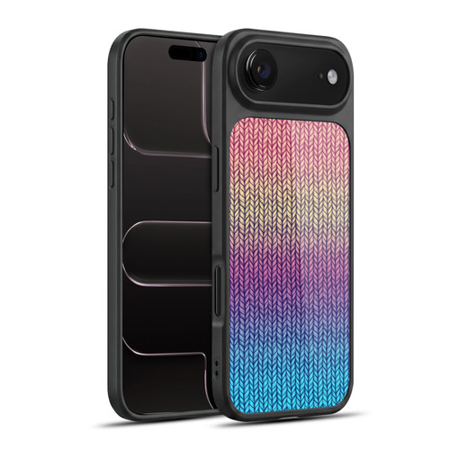 Micklyn Le Feuvre Patterns Rainbow Chunky Knit Gel Armour Case For Apple iPhone 17 Air
