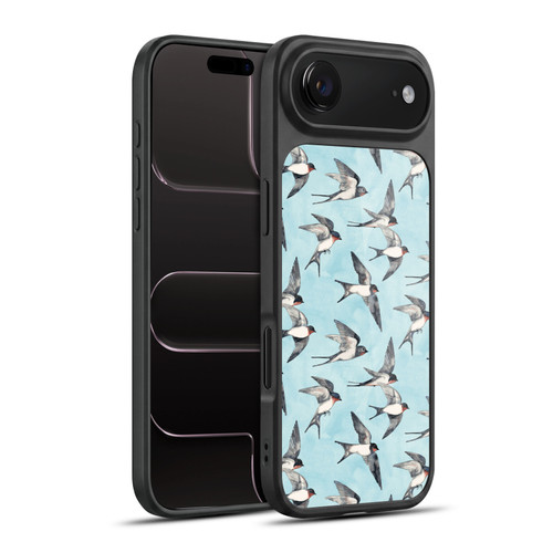 Micklyn Le Feuvre Patterns Swallow Flight Gel Armour Case For Apple iPhone 17 Air