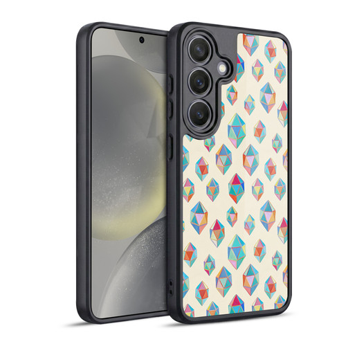 Micklyn Le Feuvre Patterns Floating Gems Gel Armour Case For Samsung Galaxy S24 5G