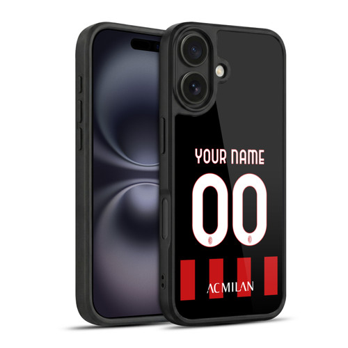 Custom Customised Personalised AC Milan 2022/23 Kit Home Gel Armour Case For Apple iPhone 16