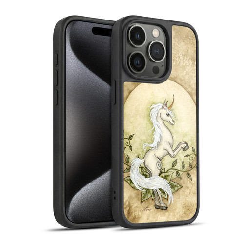 Amy Brown Mythical Unicorn Earth Gel Armour Case For Apple iPhone 15 Pro