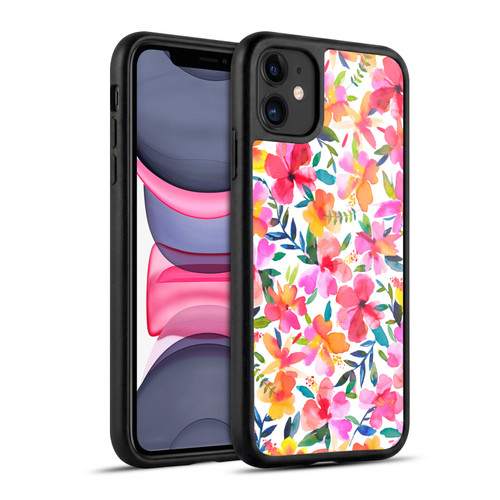 Ninola Floral Hibiscus Gel Armour Case For Apple iPhone 11