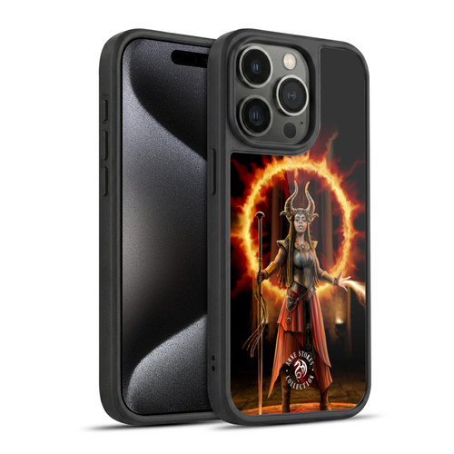 Anne Stokes Female Elementals Fire Gel Armour Case For Apple iPhone 15 Pro