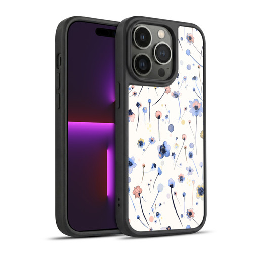 Ninola Floral Blue Soft Gel Armour Case For Apple iPhone 14 Pro