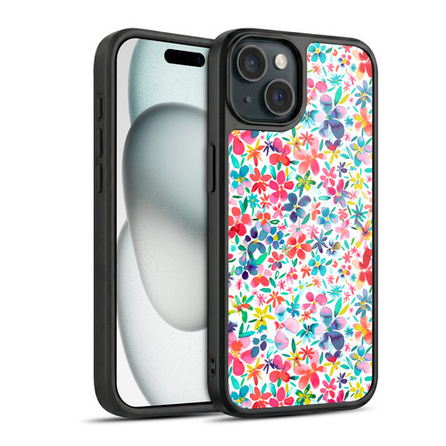 Ninola Floral Colourful Petals Spring Gel Armour Case For Apple iPhone 15