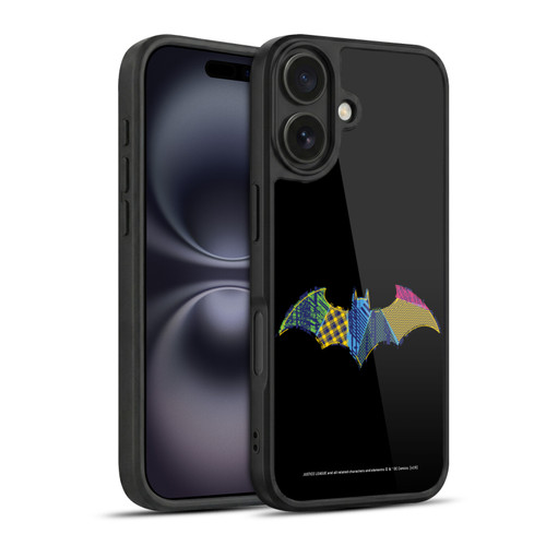 Justice League DC Comics Dark Electric Pop Icons Batman Gel Armour Case For Apple iPhone 16