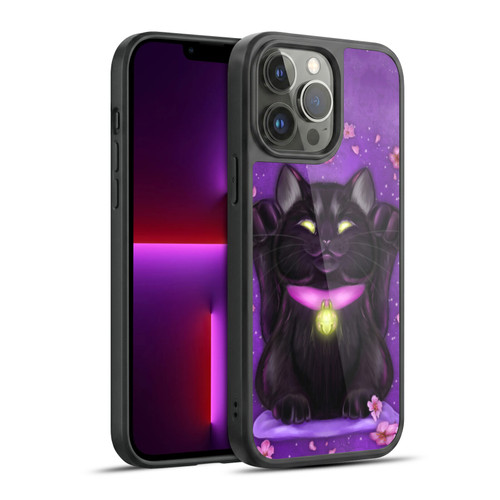 Ash Evans Black Cats Lucky Gel Armour Case For Apple iPhone 13 Pro Max
