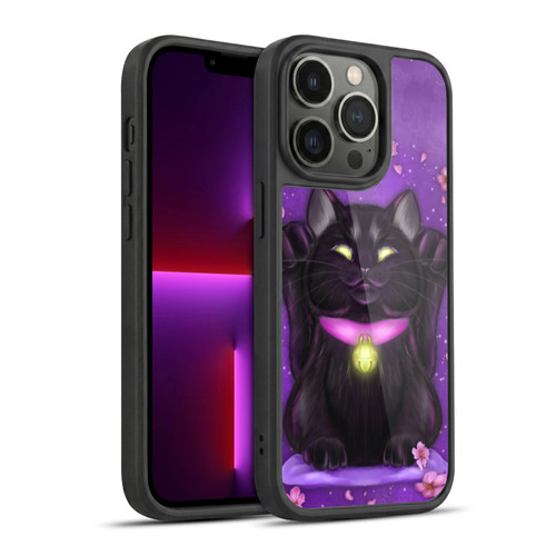 Ash Evans Black Cats Lucky Gel Armour Case For Apple iPhone 13 Pro