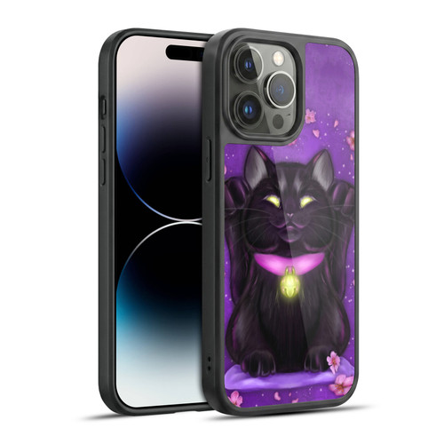 Ash Evans Black Cats Lucky Gel Armour Case For Apple iPhone 14 Pro Max