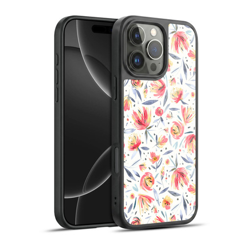 Ninola Floral Peonies Gel Armour Case For Apple iPhone 16 Pro Max