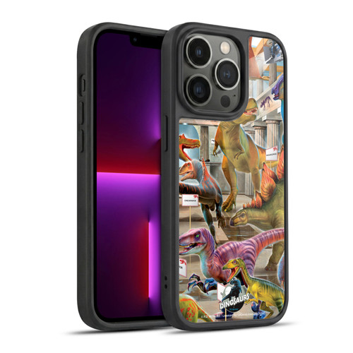 P.D. Moreno Dinosaur Scene Museum Gel Armour Case For Apple iPhone 13 Pro