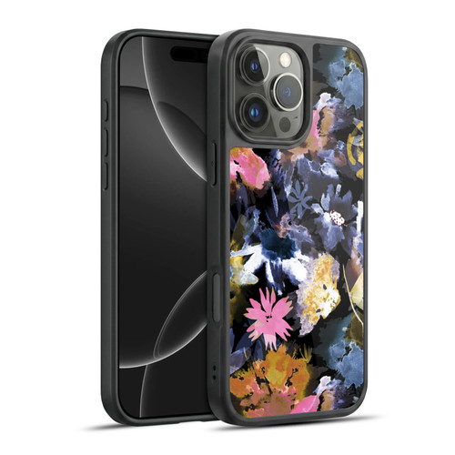 Ninola Floral Spring Memories Dark Gel Armour Case For Apple iPhone 16 Pro Max