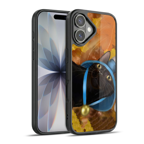 Ash Evans Black Cats Leaves Gel Armour Case For Apple iPhone 17