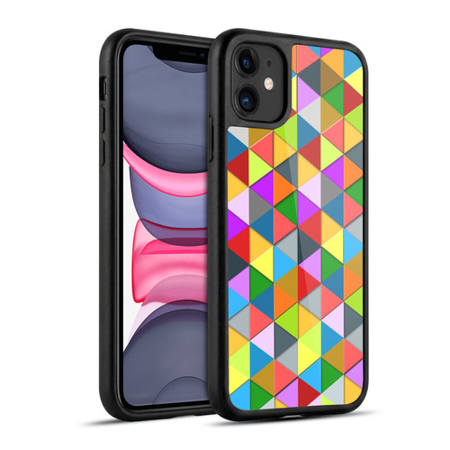 PLdesign Geometric Colourful Triangle Gel Armour Case For Apple iPhone 11