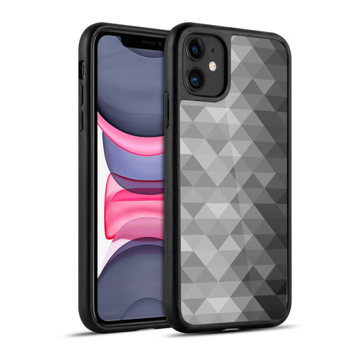 PLdesign Geometric Grayscale Triangle Gel Armour Case For Apple iPhone 11