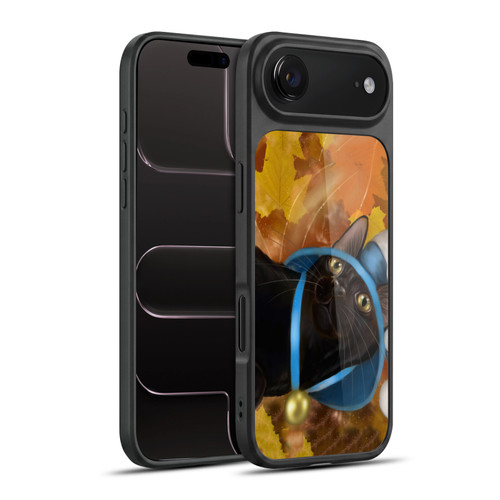 Ash Evans Black Cats Leaves Gel Armour Case For Apple iPhone 17 Air