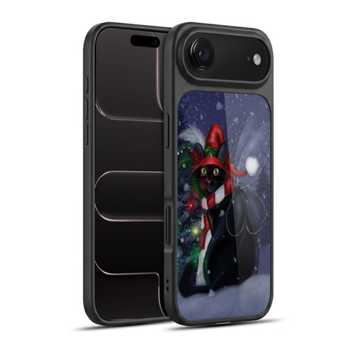 Ash Evans Black Cats Yuletide Cheer Gel Armour Case For Apple iPhone 17 Air