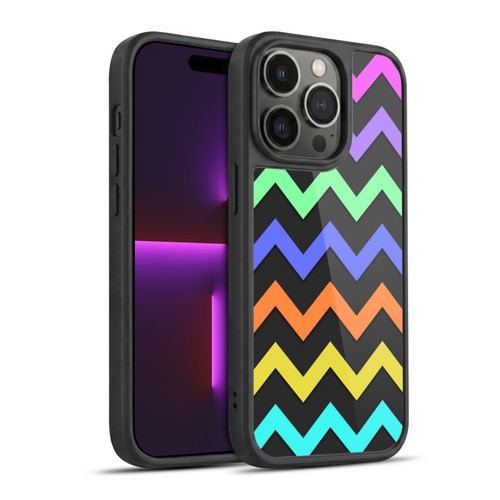 PLdesign Geometric Zigzag Gel Armour Case For Apple iPhone 14 Pro