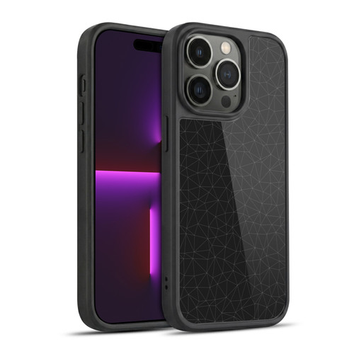 PLdesign Geometric Elegant White And Grey Gel Armour Case For Apple iPhone 14 Pro