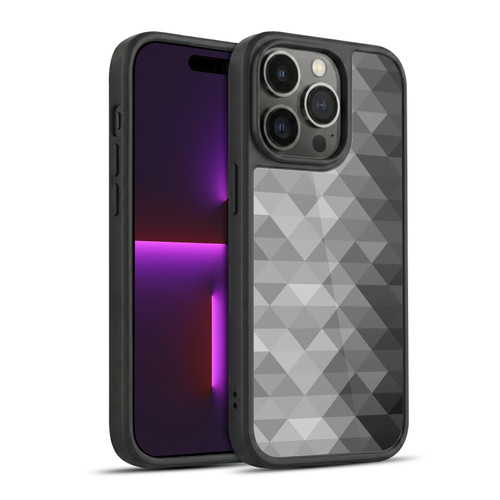 PLdesign Geometric Grayscale Triangle Gel Armour Case For Apple iPhone 14 Pro