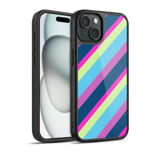 PLdesign Geometric Lines Gel Armour Case For Apple iPhone 15