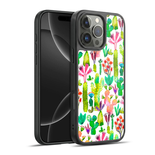 Ninola Summer Patterns Cacti Garden Gel Armour Case For Apple iPhone 16 Pro Max