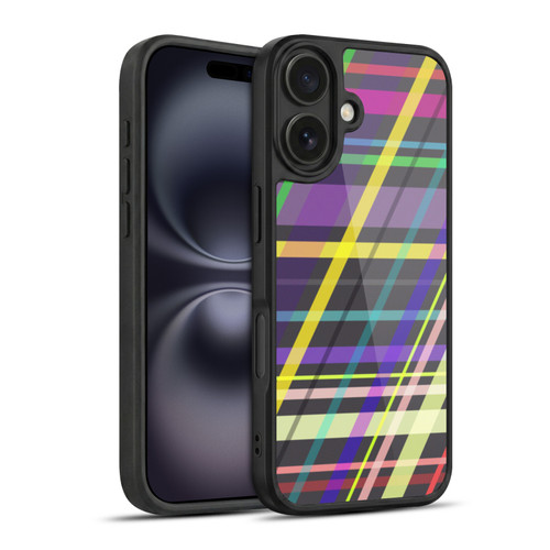 PLdesign Geometric Crossing Lines Gel Armour Case For Apple iPhone 16