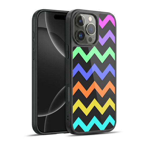 PLdesign Geometric Zigzag Gel Armour Case For Apple iPhone 16 Pro Max
