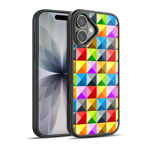 PLdesign Geometric Colourful Quarter Gel Armour Case For Apple iPhone 17