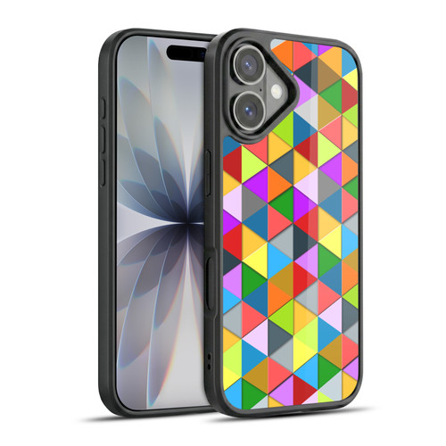 PLdesign Geometric Colourful Triangle Gel Armour Case For Apple iPhone 17