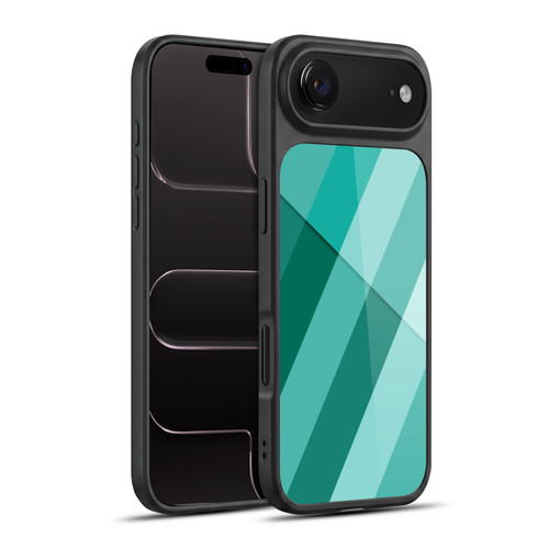 PLdesign Geometric Cyan Modern Gel Armour Case For Apple iPhone 17 Air