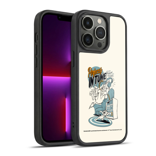 Tom and Jerry Illustration Perfectly In Tune Gel Armour Case For Apple iPhone 13 Pro