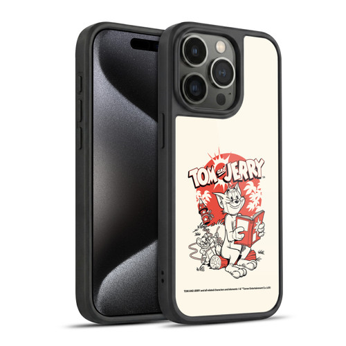 Tom and Jerry Illustration Fireworks Prank Gel Armour Case For Apple iPhone 15 Pro