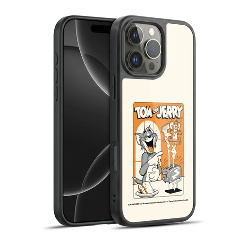 Tom and Jerry Illustration Laugh And Toasted Gel Armour Case For Apple iPhone 16 Pro Max