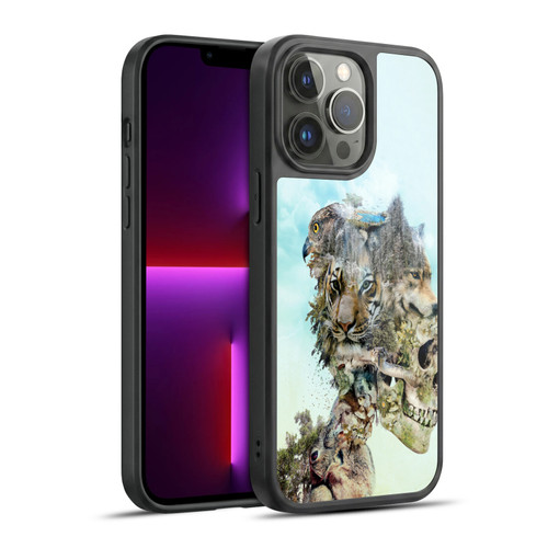 Riza Peker Skulls 5 Nature 2 Gel Armour Case For Apple iPhone 13 Pro Max