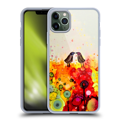 Sylvie Demers Birds 3 Couples Soft Gel Case for Apple iPhone 11 Pro Max & MagSafe