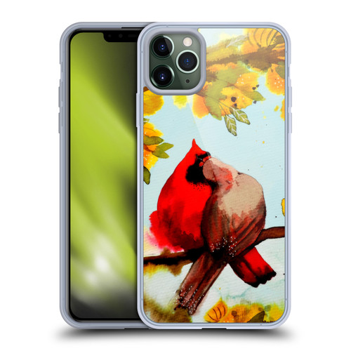 Sylvie Demers Birds 3 Love Soft Gel Case for Apple iPhone 11 Pro Max & MagSafe