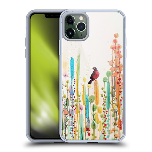 Sylvie Demers Birds 3 Scarlet Soft Gel Case for Apple iPhone 11 Pro Max & MagSafe