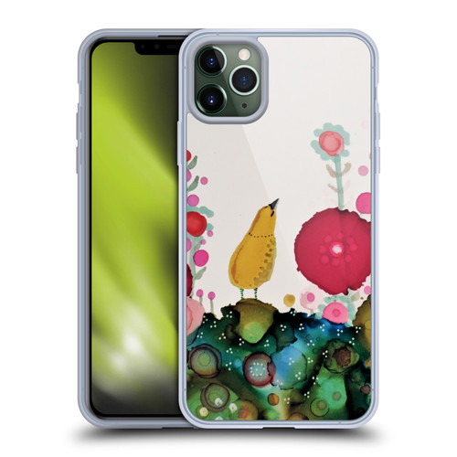 Sylvie Demers Birds 3 Yellow Soft Gel Case for Apple iPhone 11 Pro Max & MagSafe