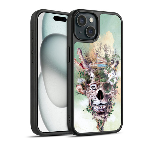 Riza Peker Skulls 5 Nature 3 Gel Armour Case For Apple iPhone 15