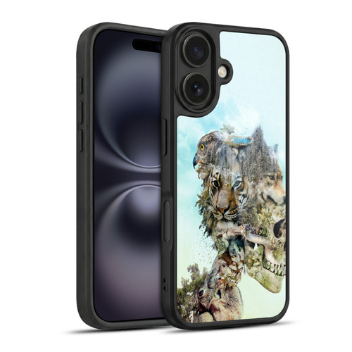 Riza Peker Skulls 5 Nature 2 Gel Armour Case For Apple iPhone 16