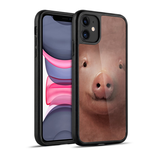 Vincent Hie Big Face Animals Pig Gel Armour Case For Apple iPhone 11