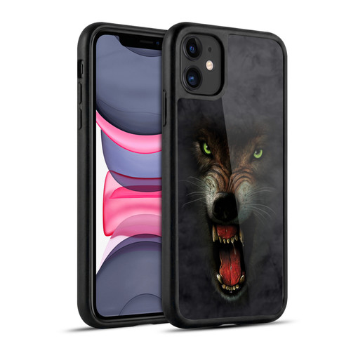 Vincent Hie Big Face Animals Wolf Gel Armour Case For Apple iPhone 11