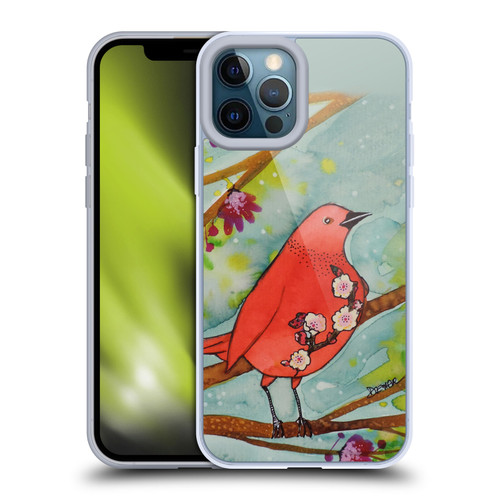Sylvie Demers Birds 3 Flower Soft Gel Case for Apple iPhone 12 Pro Max & MagSafe
