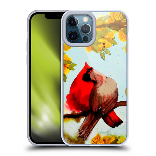 Sylvie Demers Birds 3 Love Soft Gel Case for Apple iPhone 12 Pro Max & MagSafe