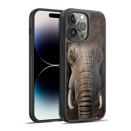 Vincent Hie Big Face Animals Elephant Gel Armour Case For Apple iPhone 14 Pro Max