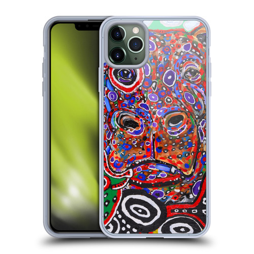 Mad Dog Art Gallery Animals Hippo Soft Gel Case for Apple iPhone 11 Pro Max & MagSafe