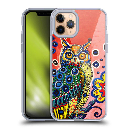 Mad Dog Art Gallery Animals Owl Soft Gel Case for Apple iPhone 11 Pro & MagSafe