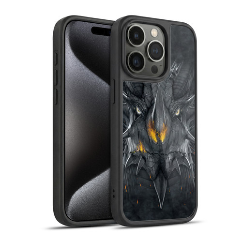 Vincent Hie Big Face Animals Dragon Gel Armour Case For Apple iPhone 15 Pro